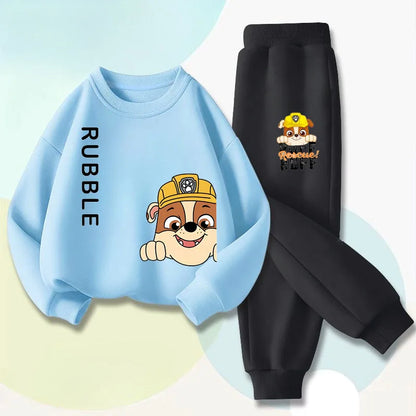 Boys' Sports Pullover and Pants Two-piece Set PAW Patrol Children's Spring New Sweatsuit Kids Casual Breathable Outfits
