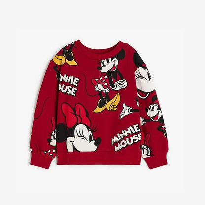 Children Lovely Sweatshirt Printed Trousers Two Piece Set New Style Kids Long Sleeve Suit Loose Casual Costume For Toddler