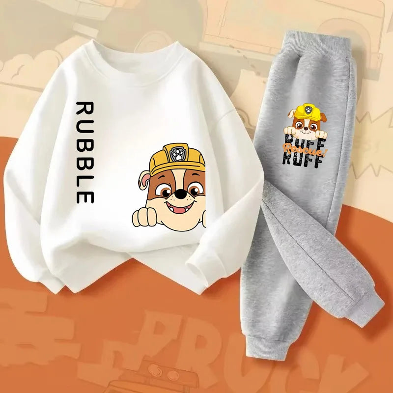 Boys' Sports Pullover and Pants Two-piece Set PAW Patrol Children's Spring New Sweatsuit Kids Casual Breathable Outfits