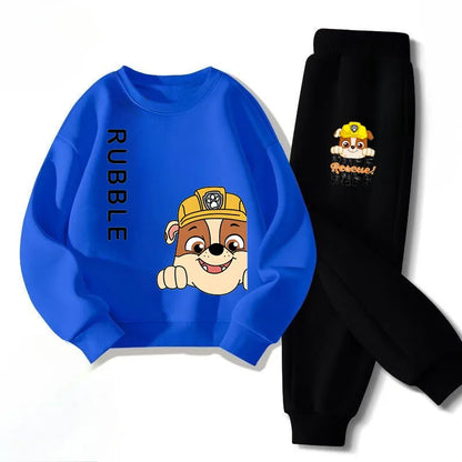Boys' Sports Pullover and Pants Two-piece Set PAW Patrol Children's Spring New Sweatsuit Kids Casual Breathable Outfits