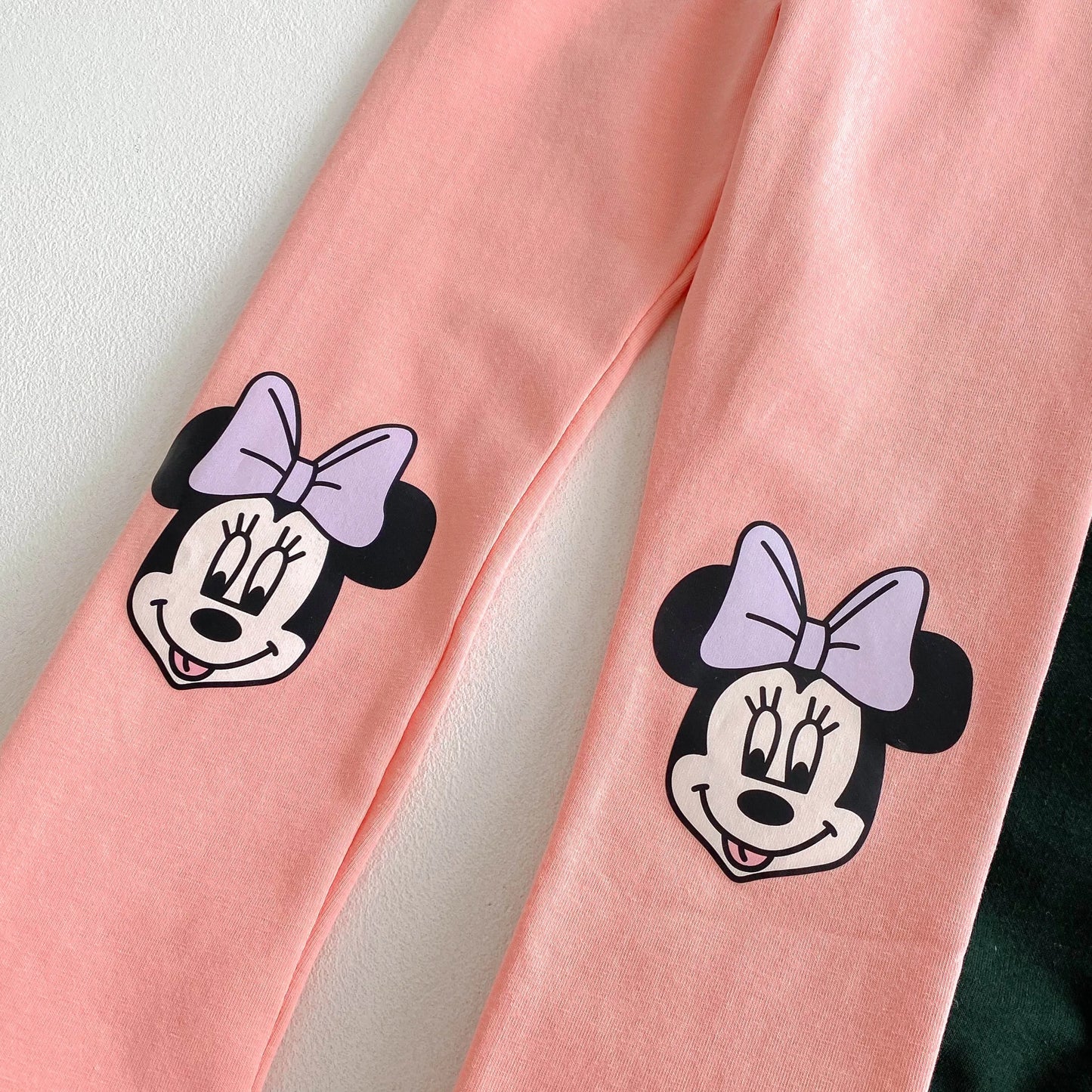 Cute Minnie Hoodies Suit For Girl Clothes Autumn Loose Fashion Popular Children Long Sleeve Tracksuits Tops Trousers 1 2 3 4 5y