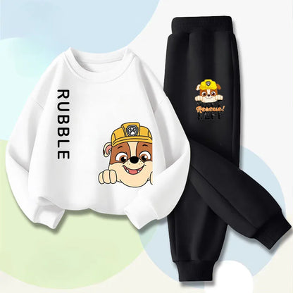 Boys' Sports Pullover and Pants Two-piece Set PAW Patrol Children's Spring New Sweatsuit Kids Casual Breathable Outfits