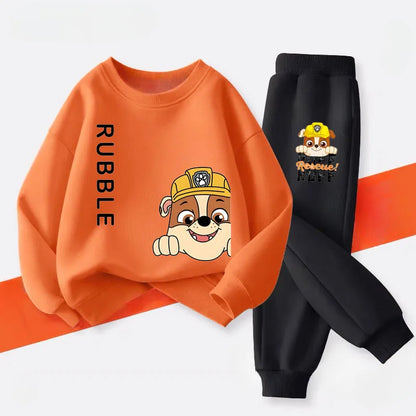 Boys' Sports Pullover and Pants Two-piece Set PAW Patrol Children's Spring New Sweatsuit Kids Casual Breathable Outfits